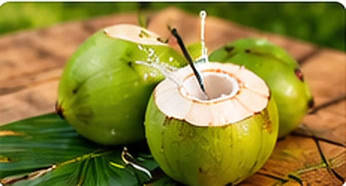 Fresh tender coconuts premium grade